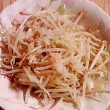 シンプルで美味しい！！ねぎともやしの炒め物☆